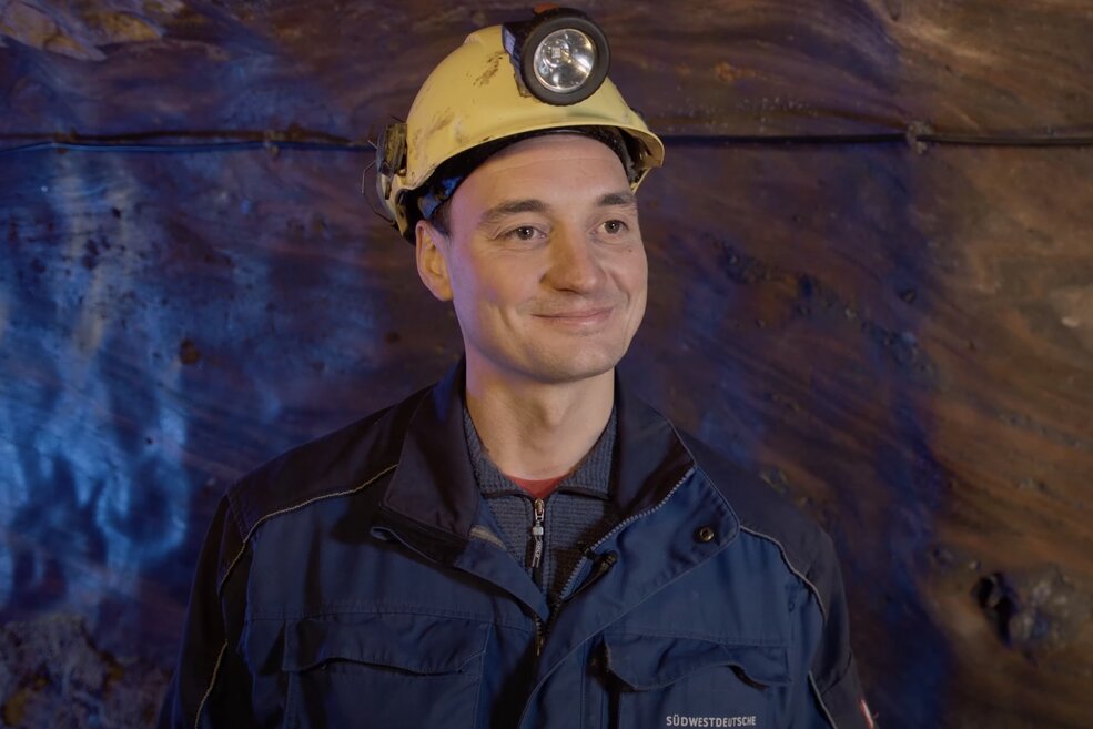Porträt des Bergmannes Stefan