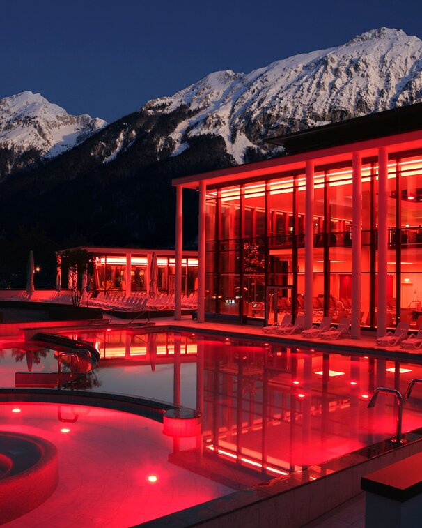 Rupertustherme Schwimmbad Außenbereich nähe Salzburg