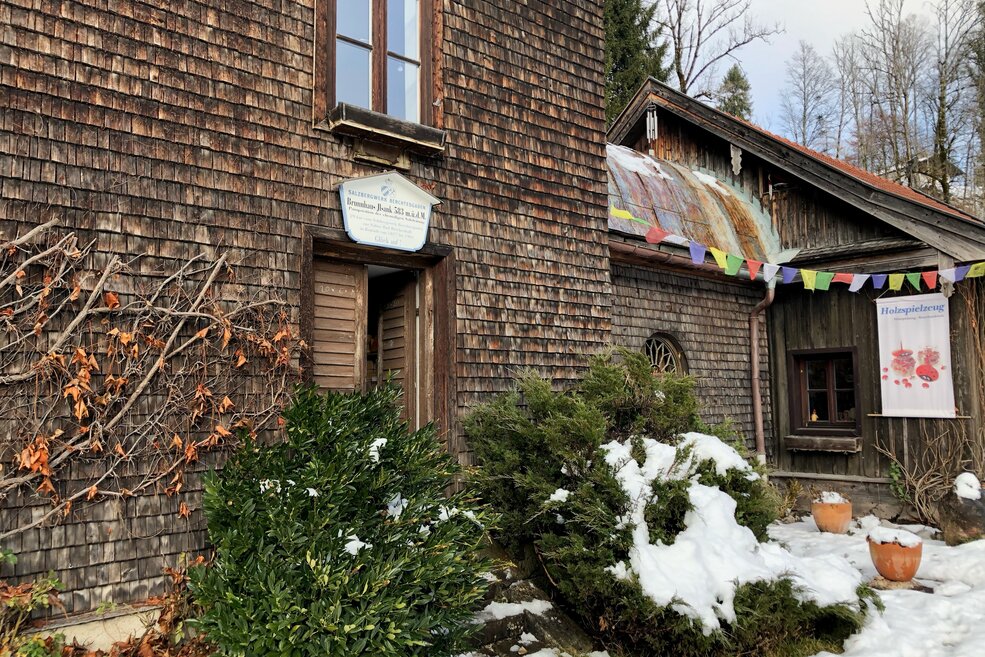 Altes Brunnhaus für Soleleitung in Bischofswiesen 