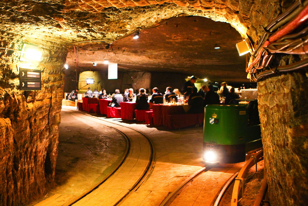 Abendveranstaltung im Salzbergwerk Berchtesgaden