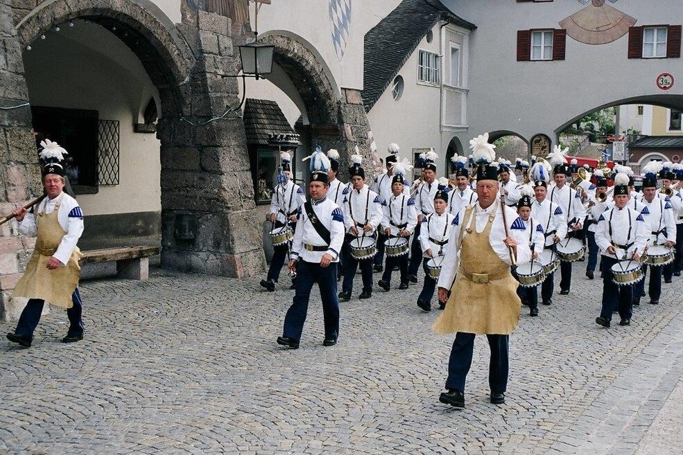 Umzug der Belegschaft durch den Markt Berchtesgaden