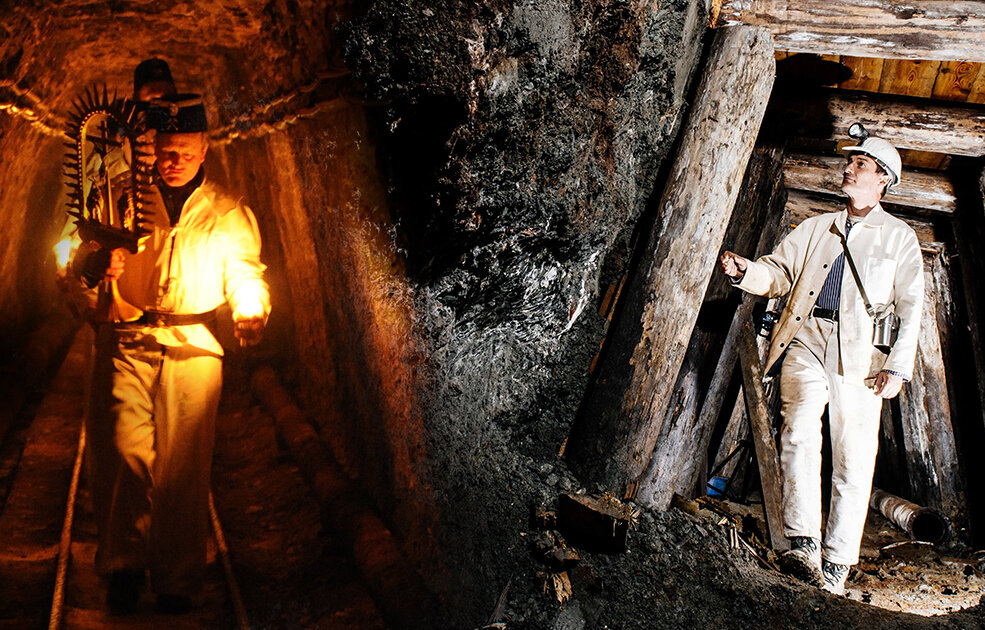 Salz und Glaube im Stollen im Salzbergwerk Berchtesgaden