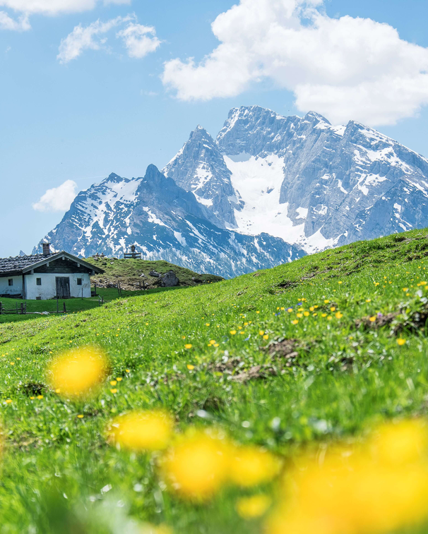 Salzalpensteig hiking trail Section 8 in Ramsau