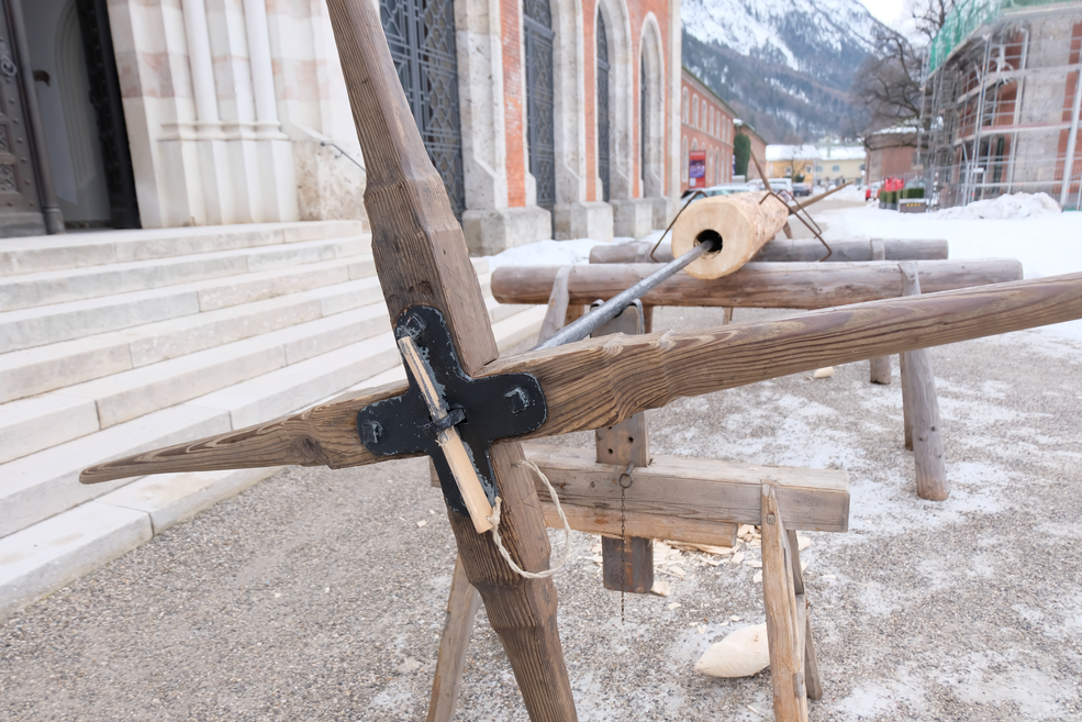 Eisenbohrer Deichel Soleleitung Bad Reichenhall Traunstein