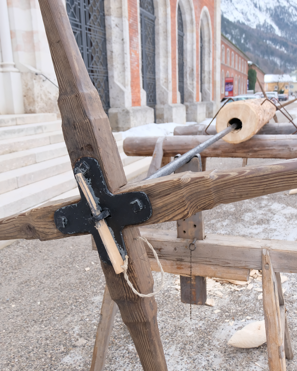 Eisenbohrer Deichel Soleleitung Bad Reichenhall Traunstein