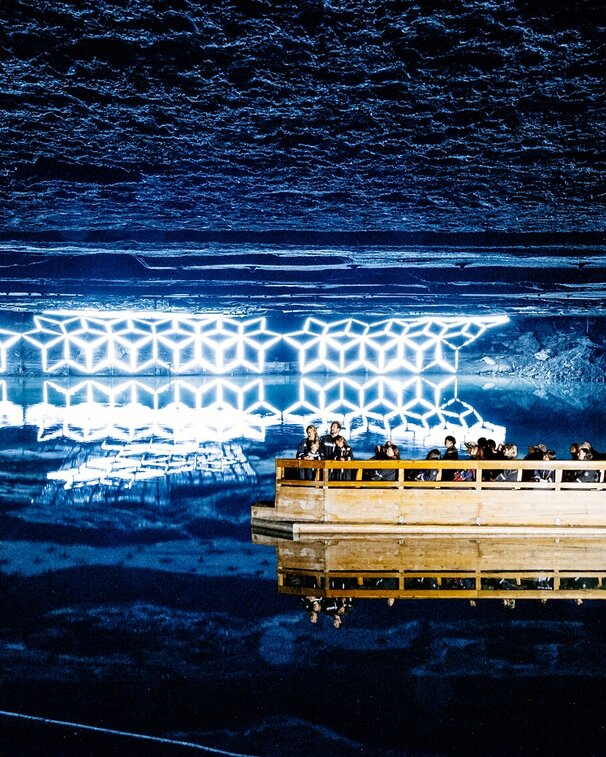 Spiegelsee Schiffahrt Salzbergwerk Berchtesgaden nähe Salzburg