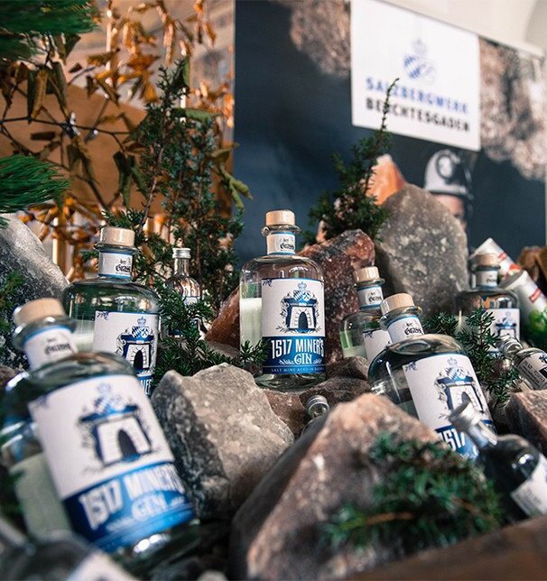 Miner´s Gin Enzianbrennerei Grassl und Salzbergwerk Berchtesgaden