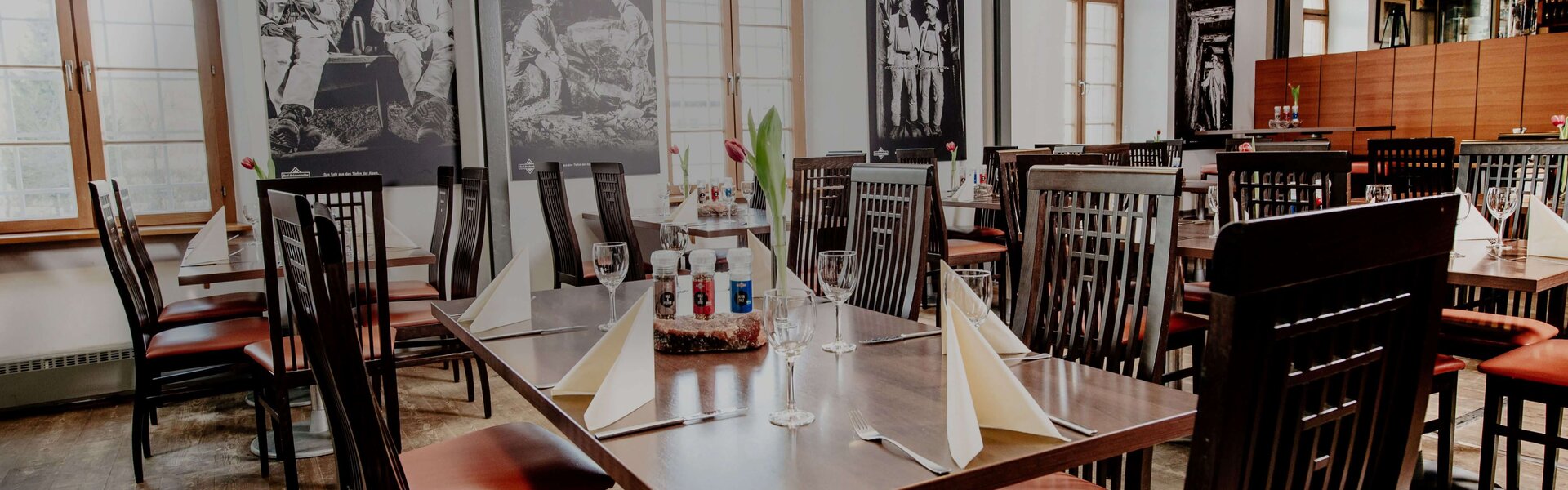 Tables at the Bergsch?nke restaurant 