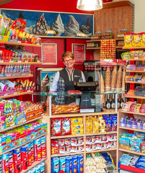 Kiosk beim Salzbergwerk Berchtesgaden