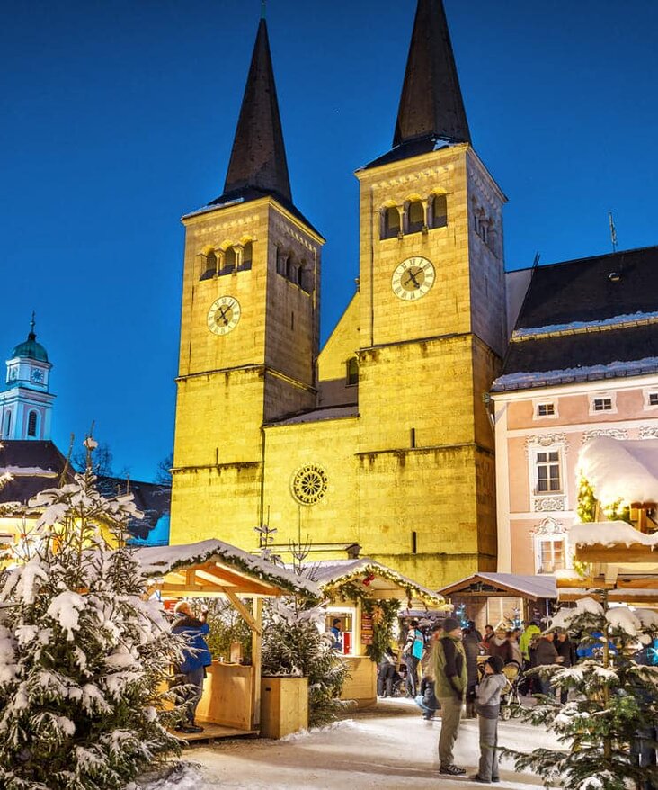 Schlossplatz im Berchtesgadener Adventsmarkt | © Berchtesgadener Advent GmbH