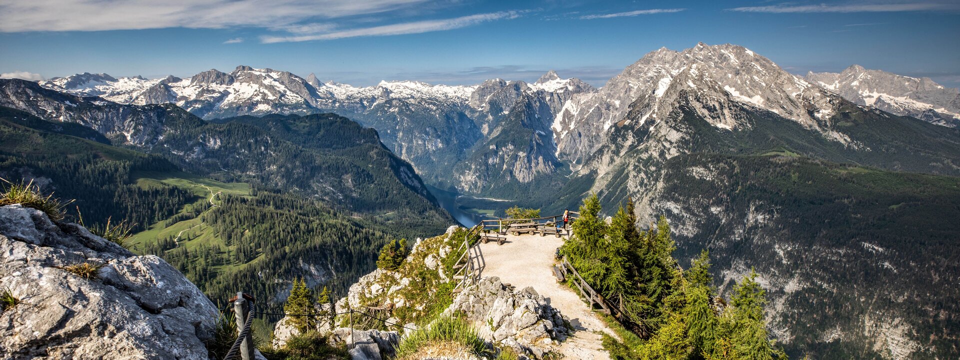 Aussicht auf die Berge vom Jenner aus | © Berchtesgadener Land Tourismus