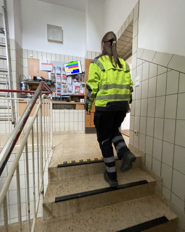 Auf dem Weg in die Kaue