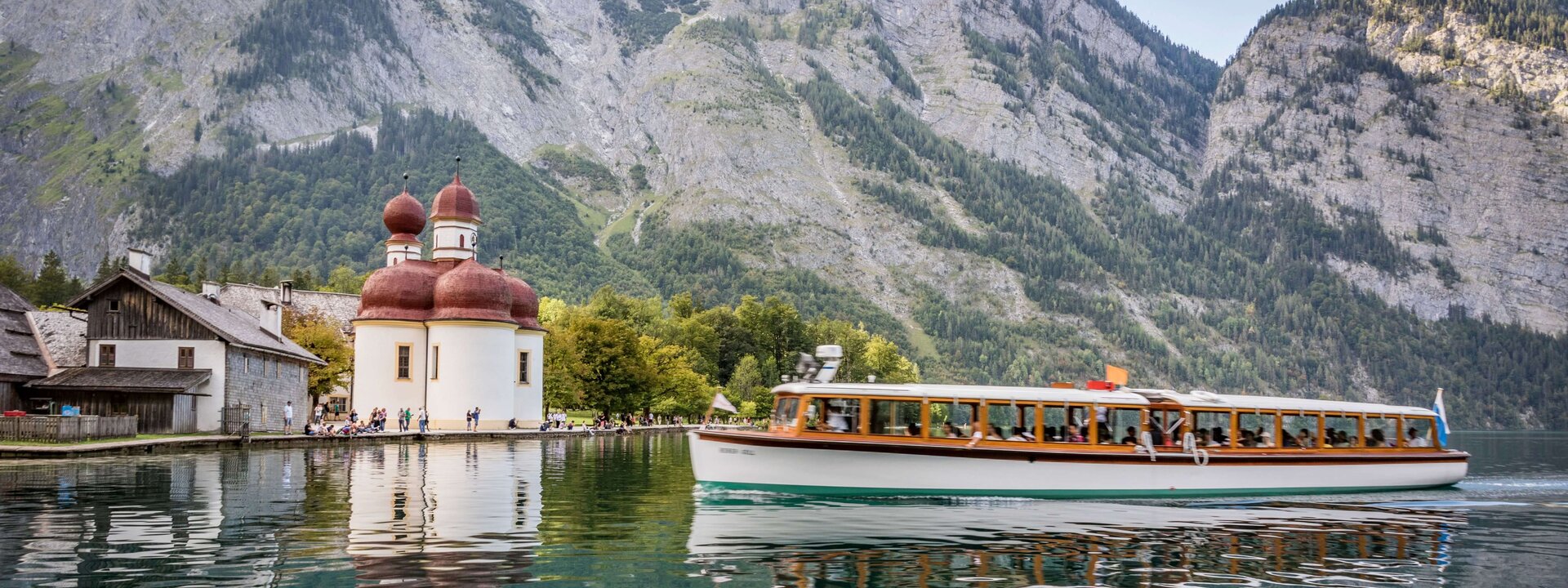 Boat trip across the K?nigsee lake