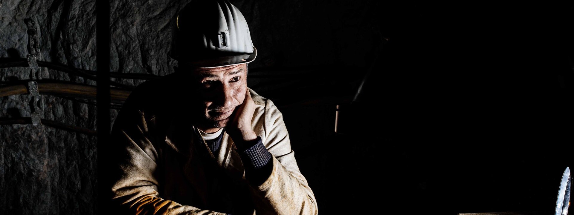 Active miner in the Berchtesgaden Salt Mine