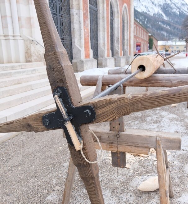 Eisenbohrer Deichel Soleleitung Bad Reichenhall Traunstein