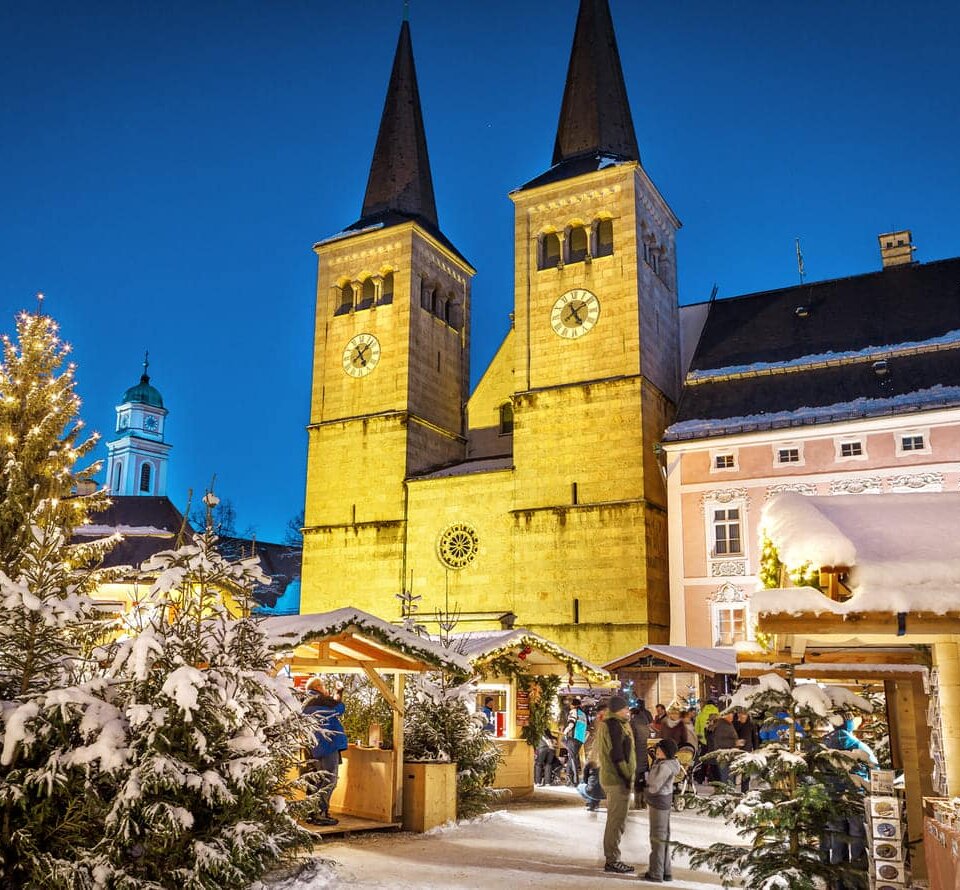 © Berchtesgadener Advent GmbH Schlossplatz im Berchtesgadener Adventsmarkt Kombination Ausflug | © Berchtesgadener Advent GmbH