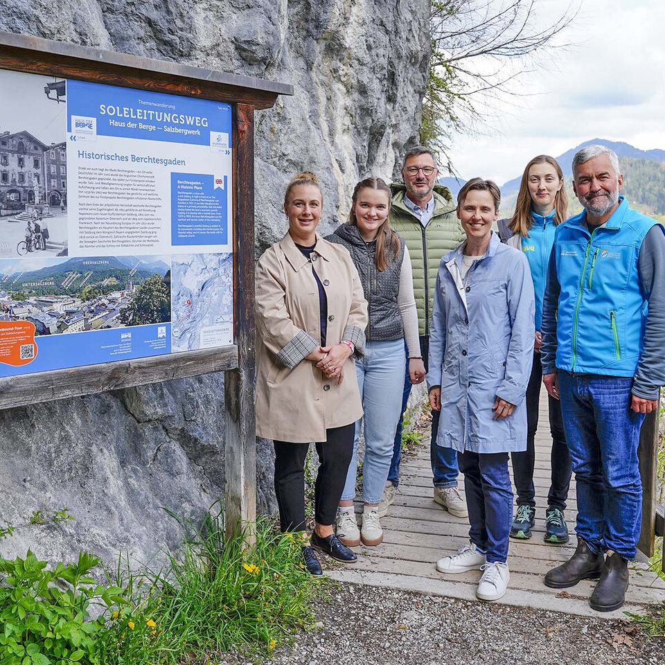 Eröffnung des neuen Soleleitungsweges in Berchtesgaden