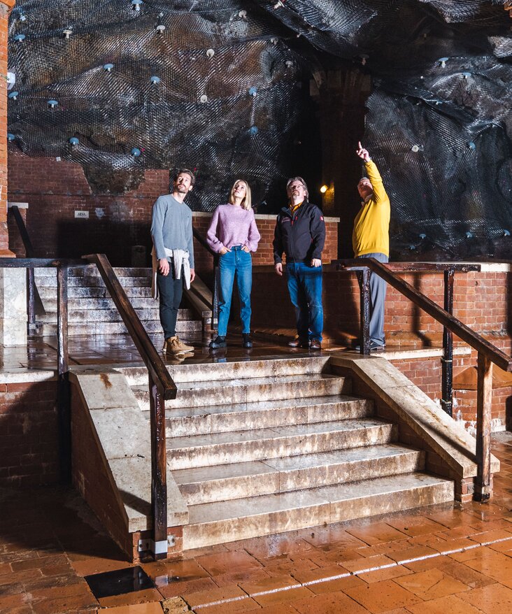 The historic salt cave at the Alte Saline in Bad Reichenhall—a geological marvel since 1795